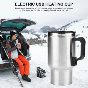 קומקום כוס חשמלי לחימום קפה ותה לרכב