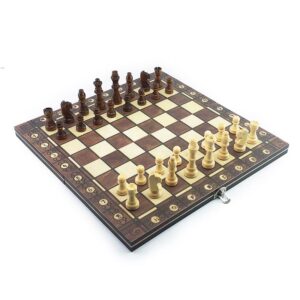 משחק שחמט ודמקה מגנטי מקצועי