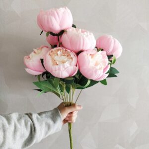 פרחי אדמונית פרחים מלאכותיים לגינה חתונות וימי הולדת