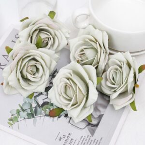 5 יחידות ורדים פרחים מלאכותיים לגינה חתונות וימי הולדת