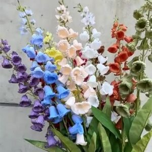 פרחי שושן פרחים מלאכותיים לגינה חתונות וימי הולדת