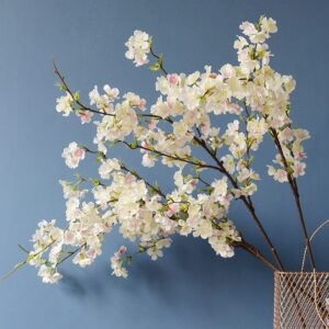 עץ דובדבן פרחים מלאכותיים לגינה חתונות וימי הולדת